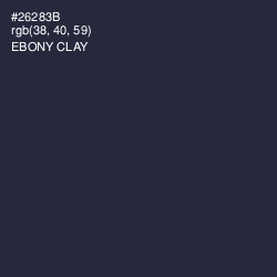 #26283B - Ebony Clay Color Image
